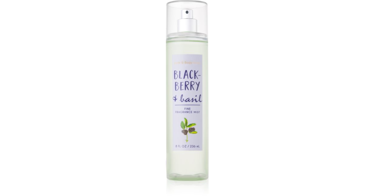 Bath & Body Works Blackberry & Basil spray corporel pour femme notino.fr