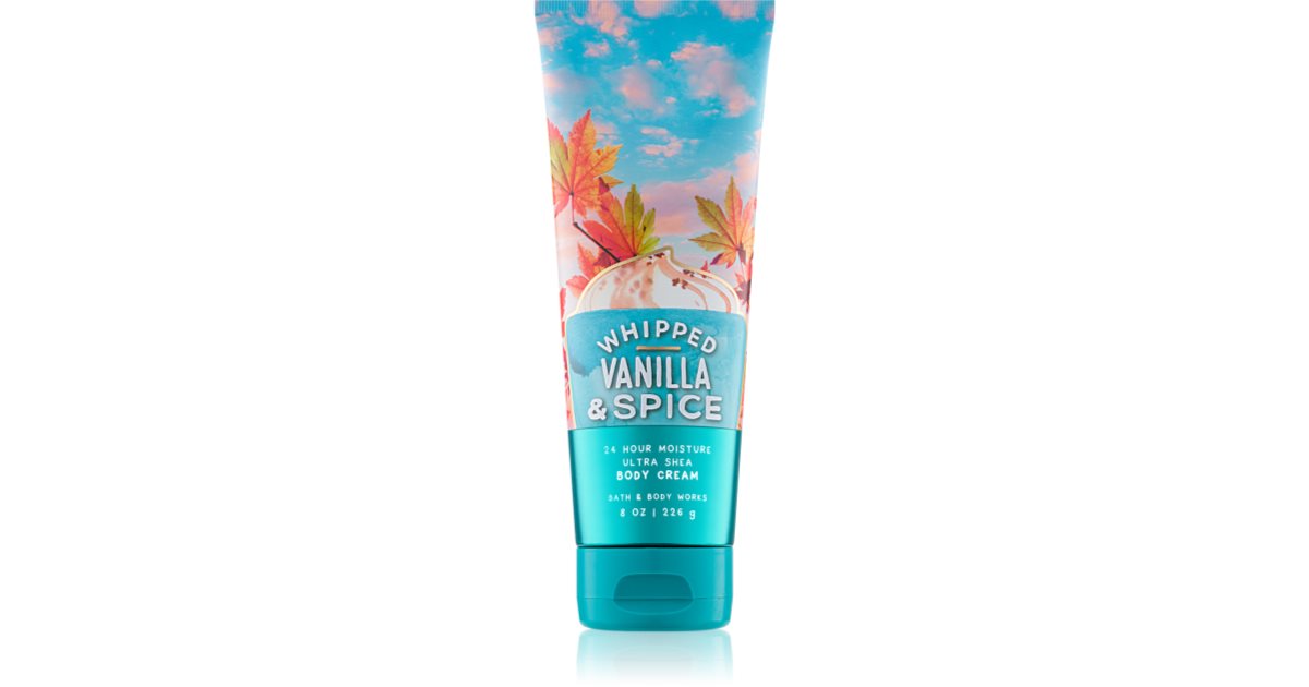 Crème Corps Whipped Vanilla Bodycology 8 Oz (236ml) - Soin Nourrissant à La Vanille Pour Femmes, Fabriqué Aux USA