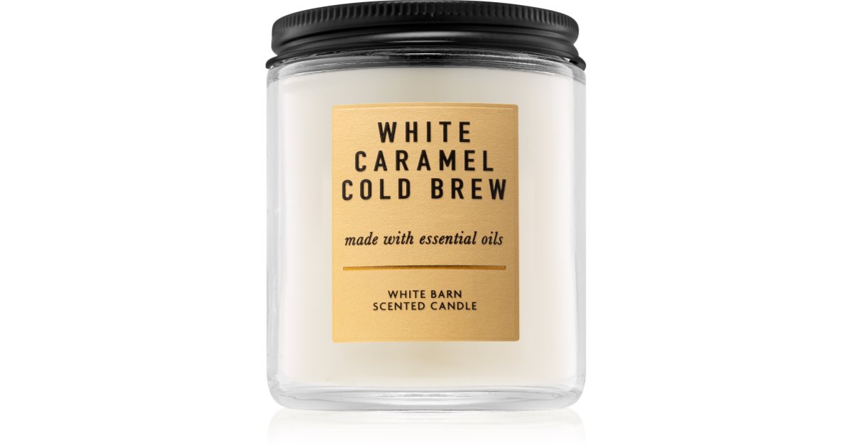 Bath & Body Works White Caramel Cold Brew scented candle I. | notino.co.uk