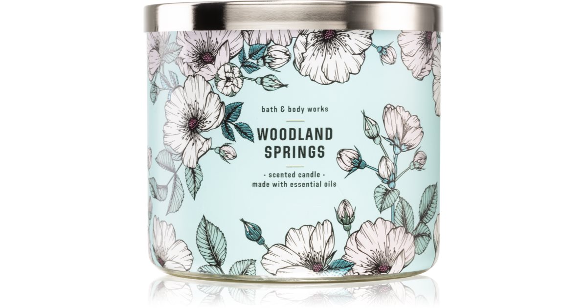 Bath & Body Works Woodland Springs scented candle notino.co.uk
