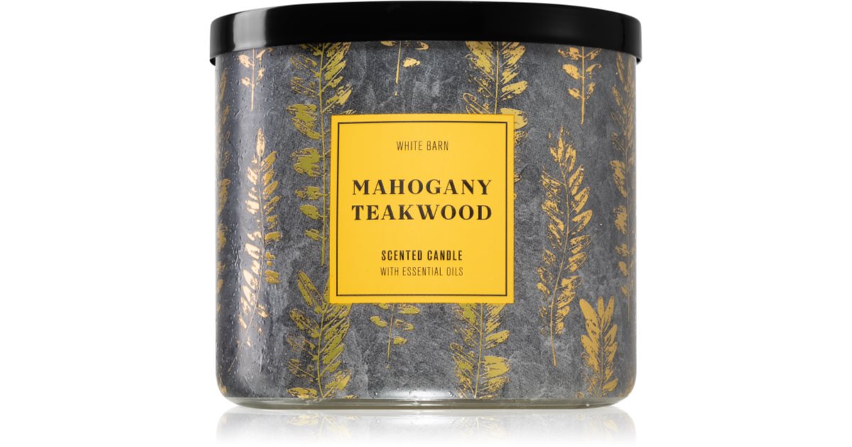Bath & Body Works Mahogany Teakwood scented candle With Essential Oils II. notino.co.uk