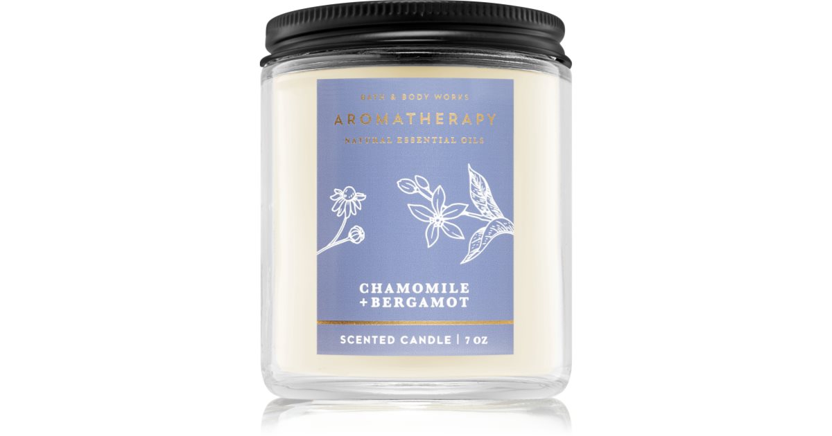 Bath & Body Works Aromatherapy Chamomile & Bergamot ароматическая свеча