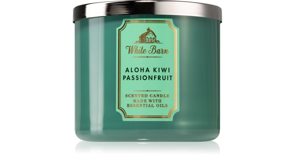 Bath & Body Works Aloha Kiwi Passionfruit scented candle notino.ie