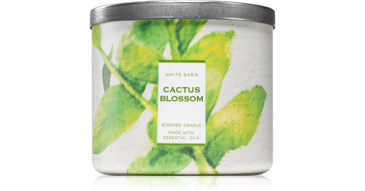 Bath & Body Works Cactus Blossom scented candle With Essential Oils