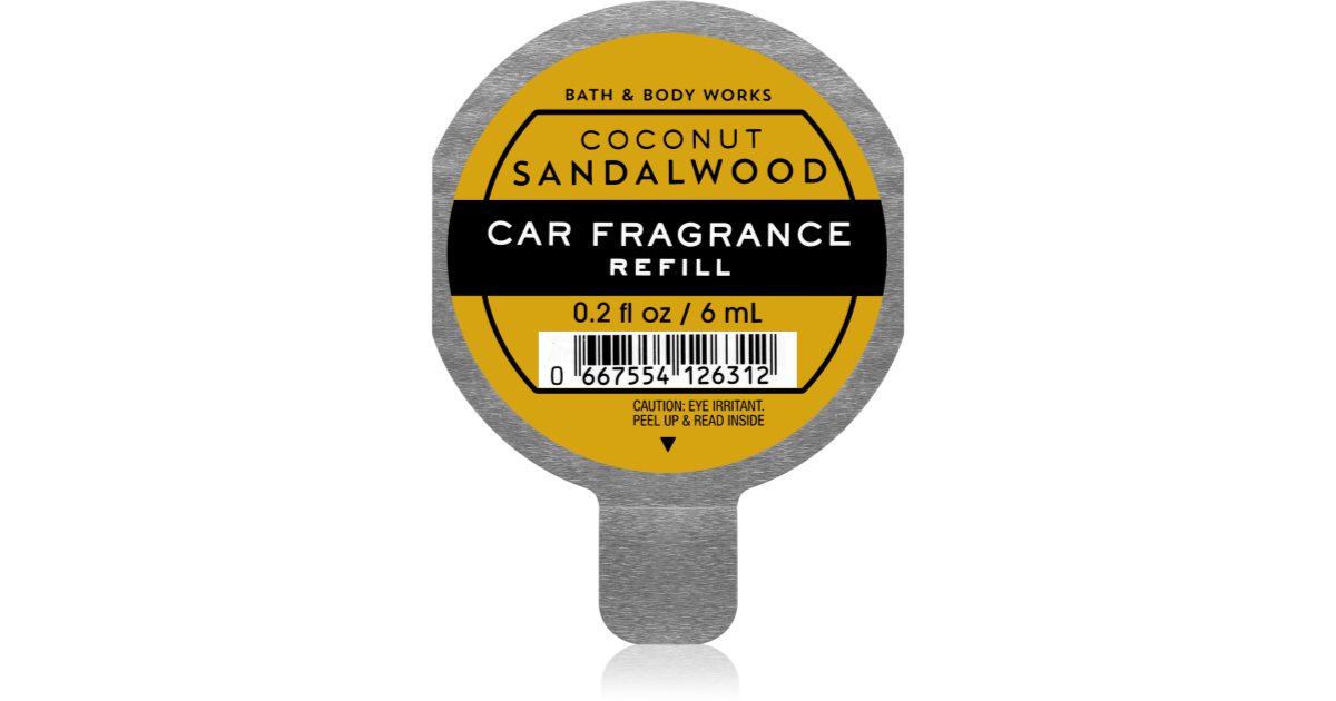 Bath & Body Works Coconut Sandalwood car air freshener refill notino