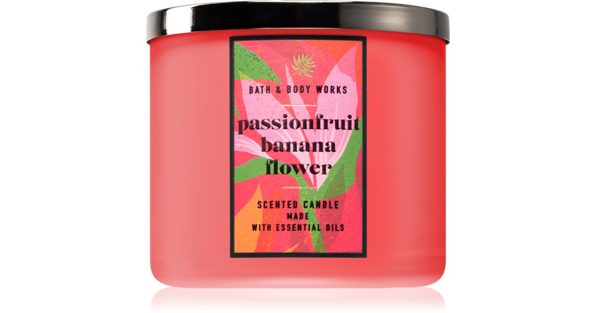 Bath & Body Works Passionfruit & Banana Flower kvapioji žvakė notino.lt