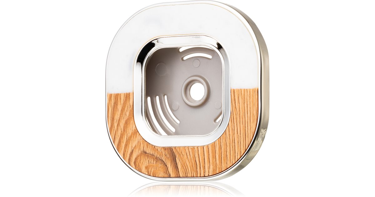Bath & Body Works Wood and Marble car air freshener holder without