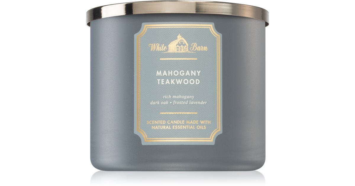 White Barn Mahogany Teakwood 3-Wick Candle, 58% OFF