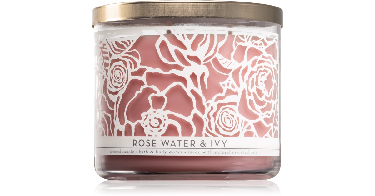 Bath & Body Works Rose Water & Ivy scented candle notino.ie