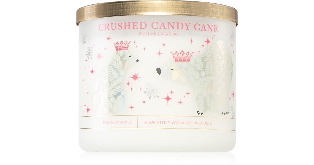 Bath & Body Works Crushed Candy Cane scented candle notino.co.uk