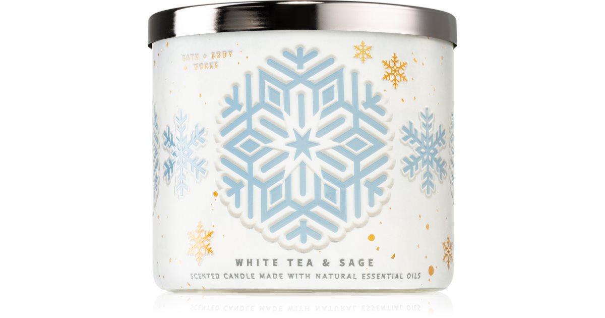 Bath & Body Works White Tea& Sage Duftkerze