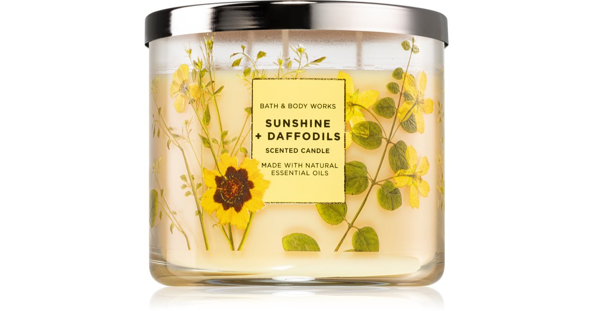 Sunshine And Daffodils Candle
