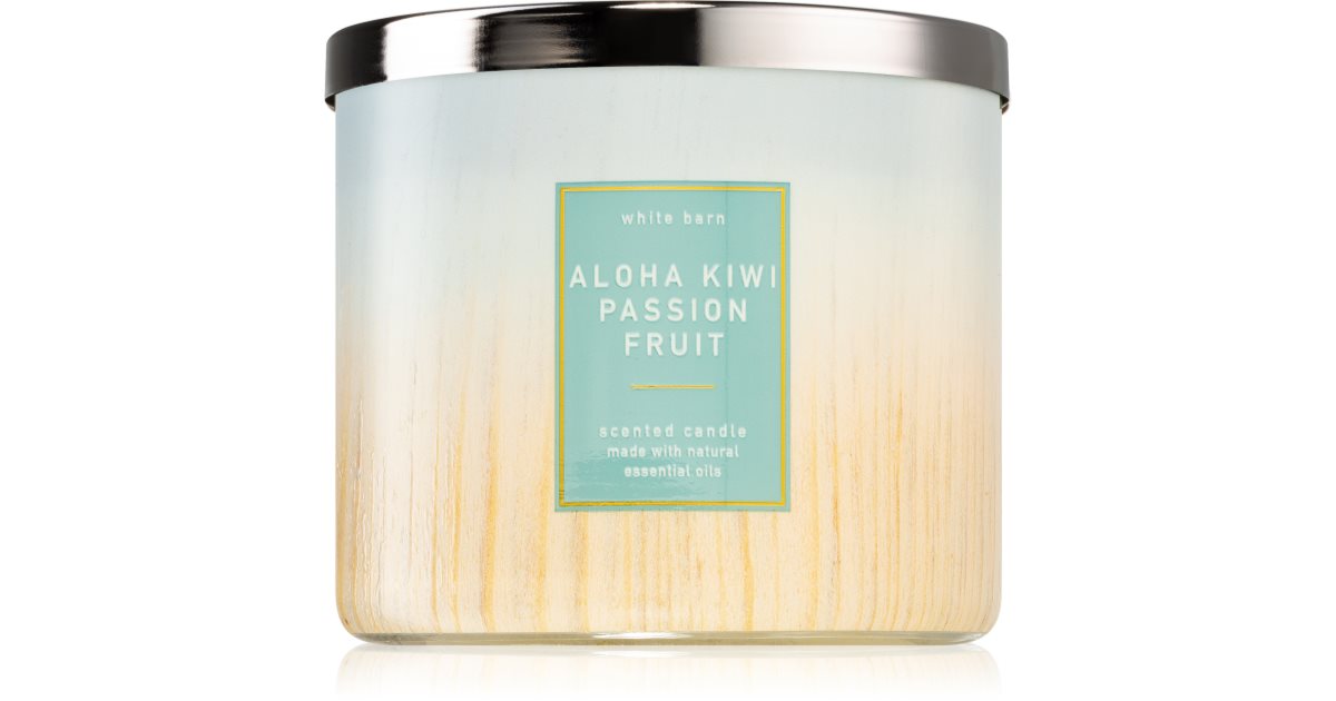 Bath & Body Works Aloha Kiwi Passionfruit scented candle notino.ie