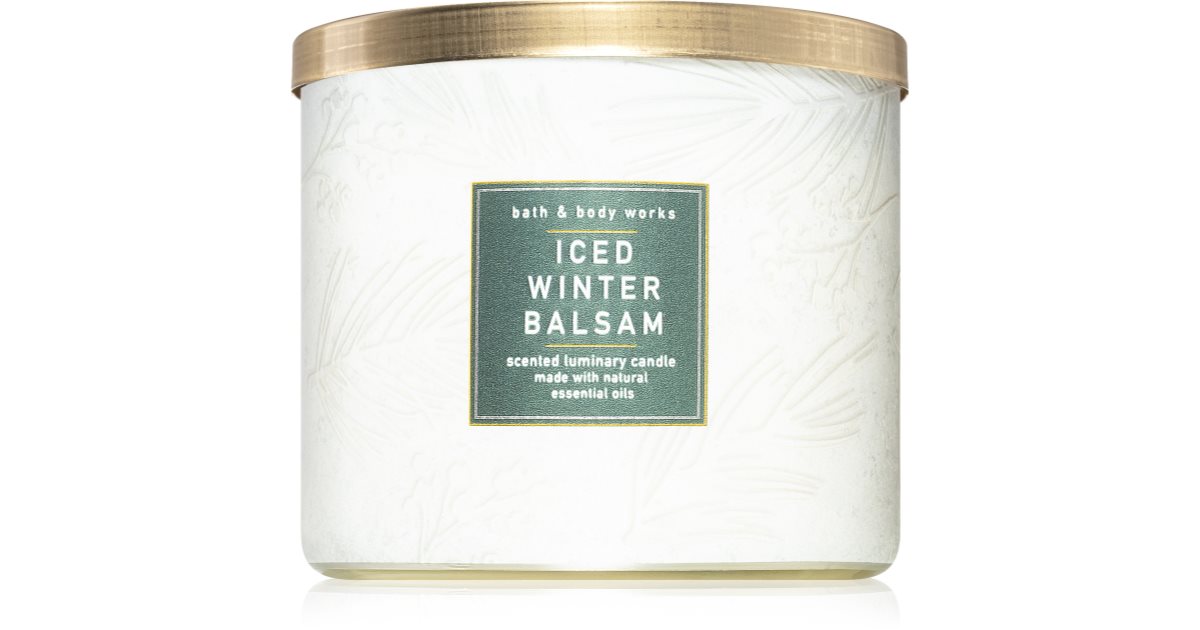 Bath & Body Works Iced Winter Balsam scented candle | notino.ie