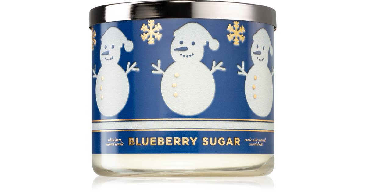 Bath & Body Works Blueberry Sugar scented candle notino.co.uk