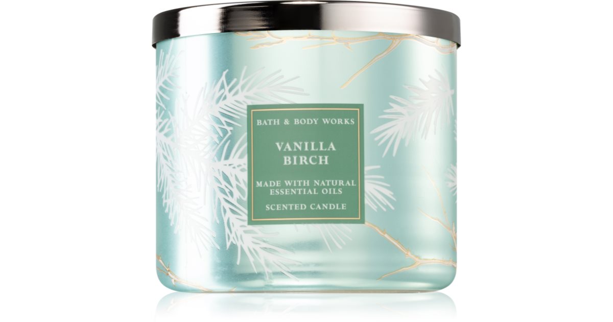 Bath & Body Works Vanilla Birch candela profumata notino.it
