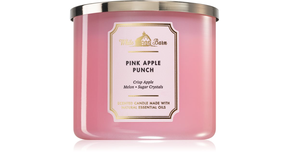 Bath & Body Works Pink Apple Punch scented candle notino.co.uk