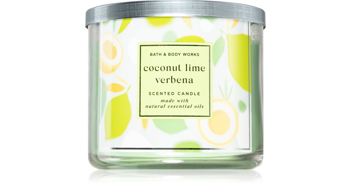 Bath & Body Works Coconut Lime Verbena vela perfumada notino.es