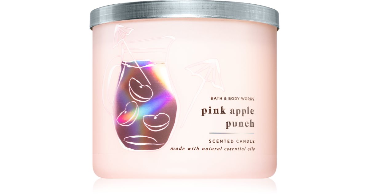 Bath & Body Works Pink Apple Punch bougie parfumée notino.fr