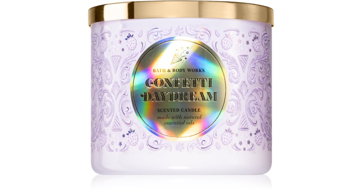 Bath & Body Works Confetti Daydream scented candle notino.co.uk