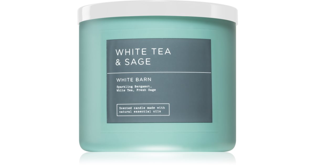 Bath & Body Works White Tea & Sage Duftkerze