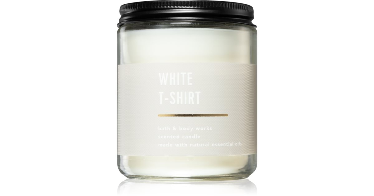 Bath & Body Works White Tshirt scented candle notino.co.uk