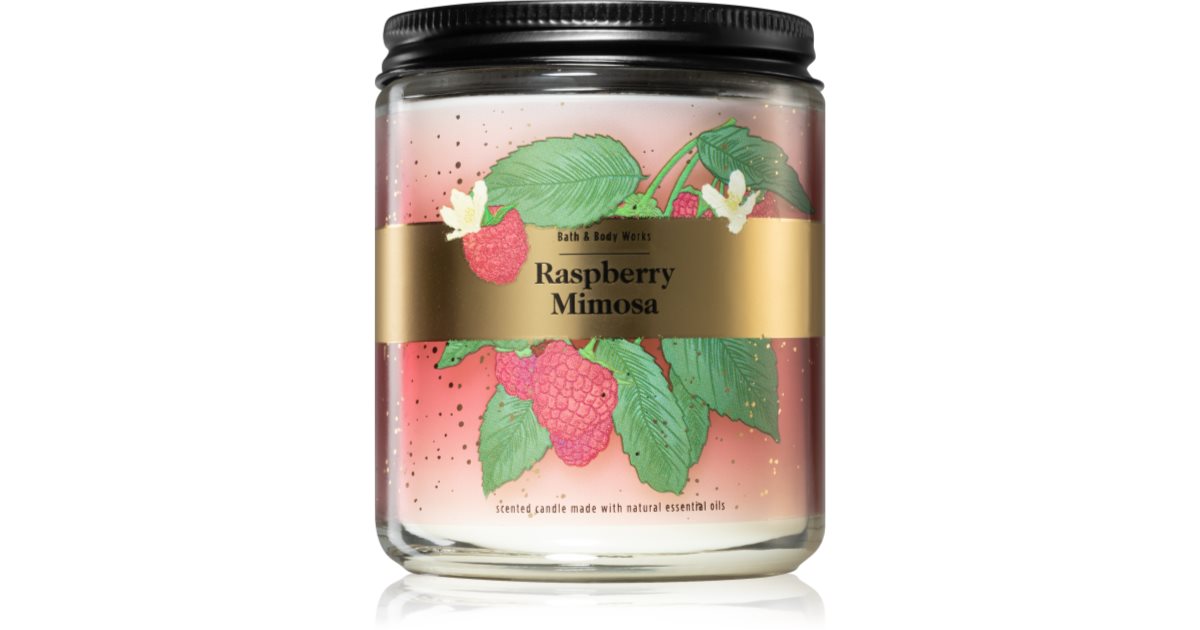 Bath & Body Works Raspberry Mimosa scented candle notino.co.uk