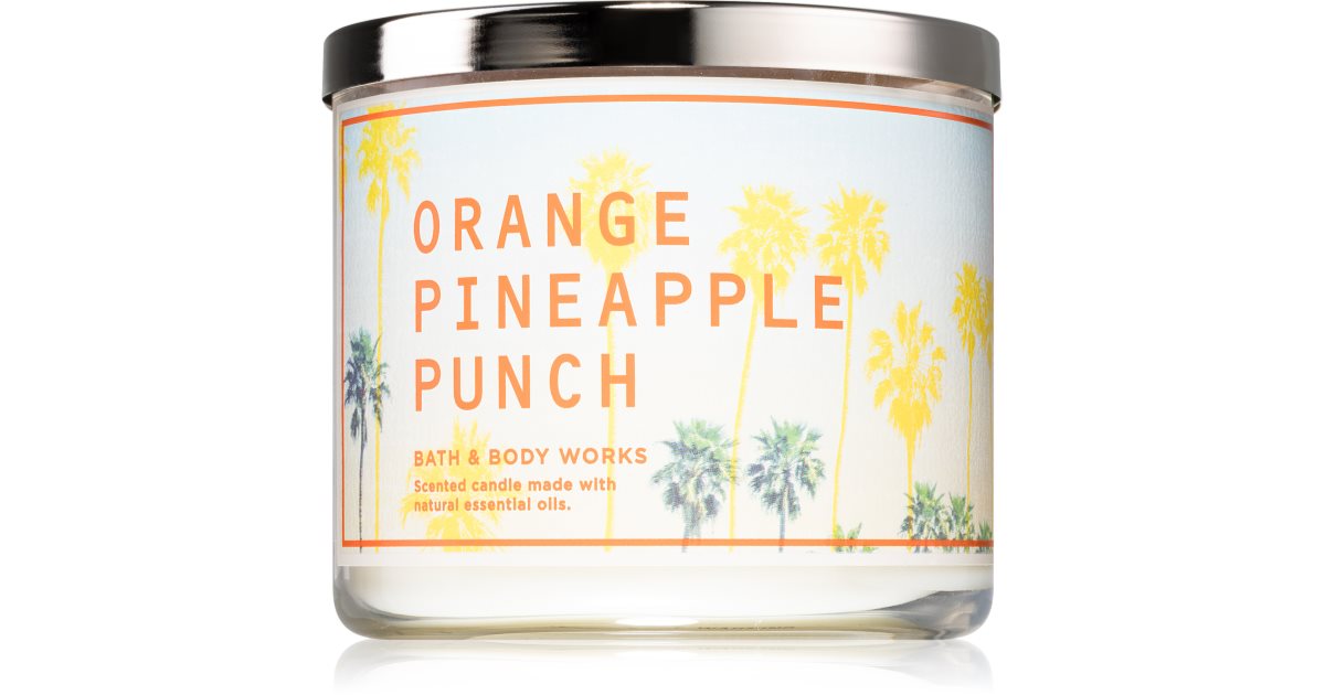 Bath & Body Works Orange Pineapple Punch kvapioji žvakė I. | notino.lt