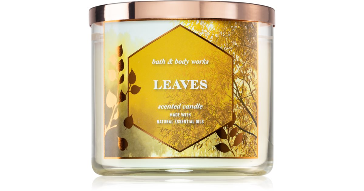 Bath & Body Works Leaves scented candle notino.co.uk