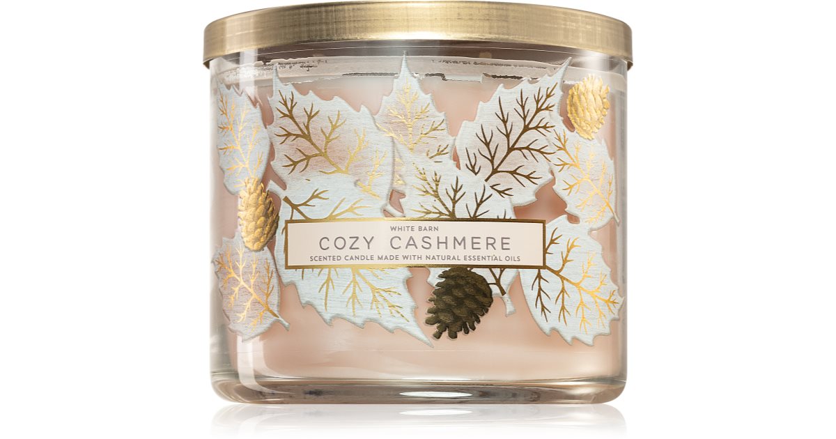 Bath & Body Works Cozy Cashmere ароматна свещ I. Аромати за дома Bath
