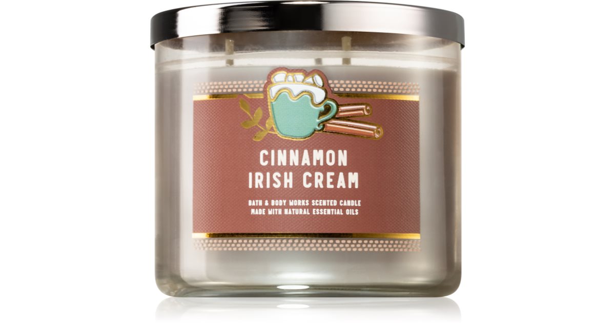 Bath & Body Works Cinnamon Irish Cream scented candle notino.ie