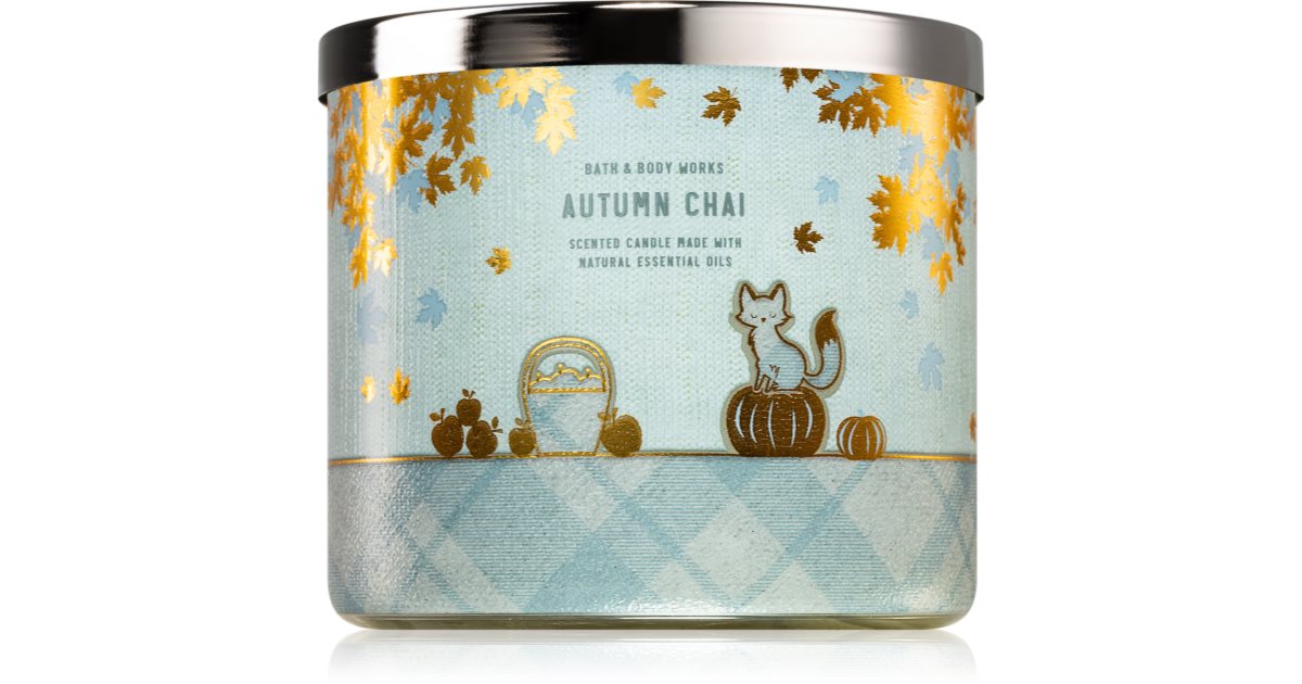 Bath & Body Works Autumn Chai scented candle notino.ie