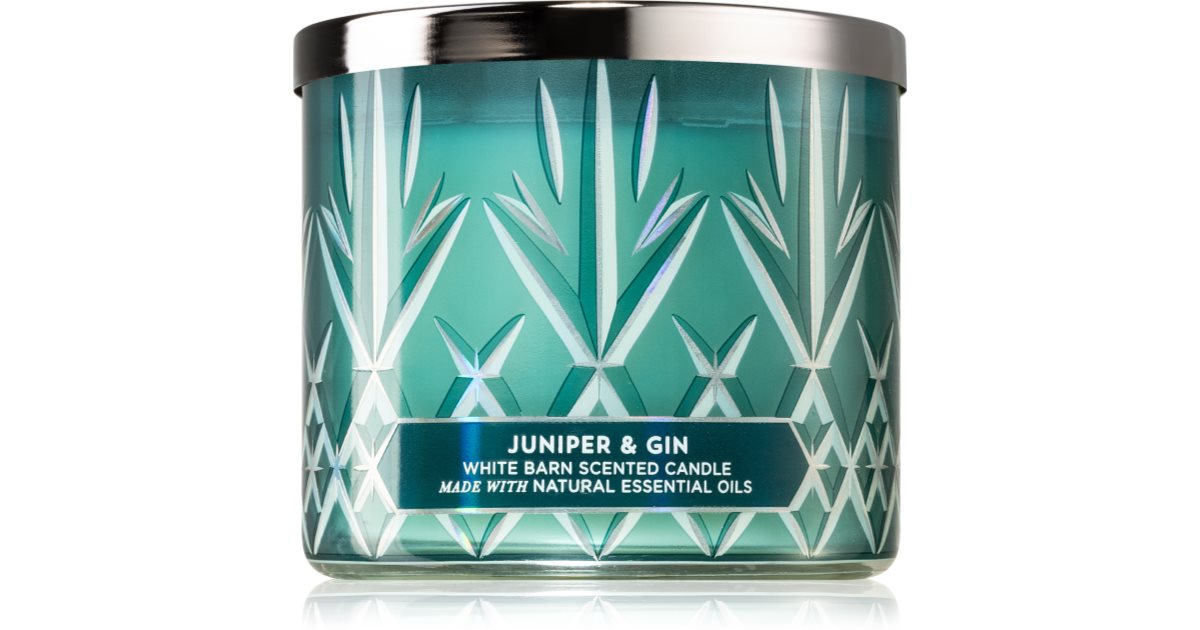 Bath & Body Works Juniper & Gin scented candle notino.co.uk