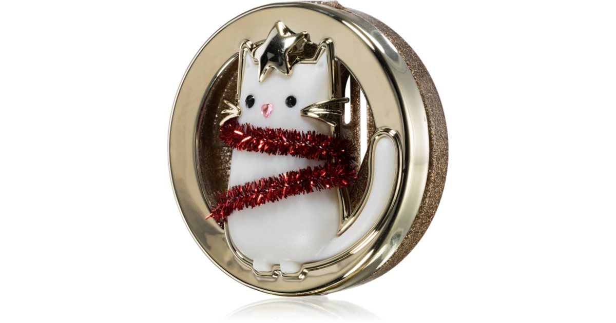 Bath & Body Works Christmas Cat car air freshener holder without refill