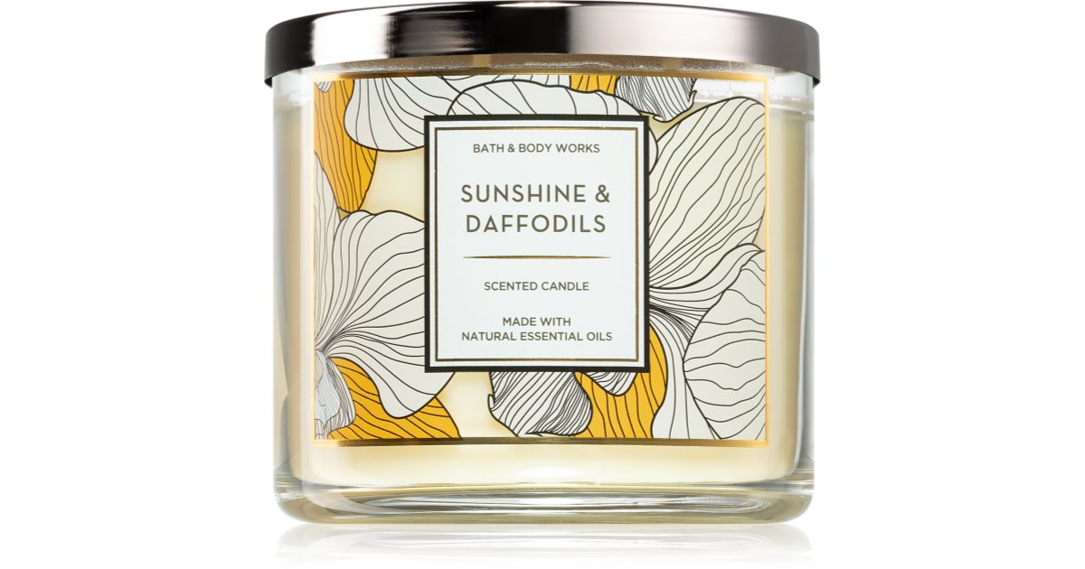 Sunshine And Daffodils Candle