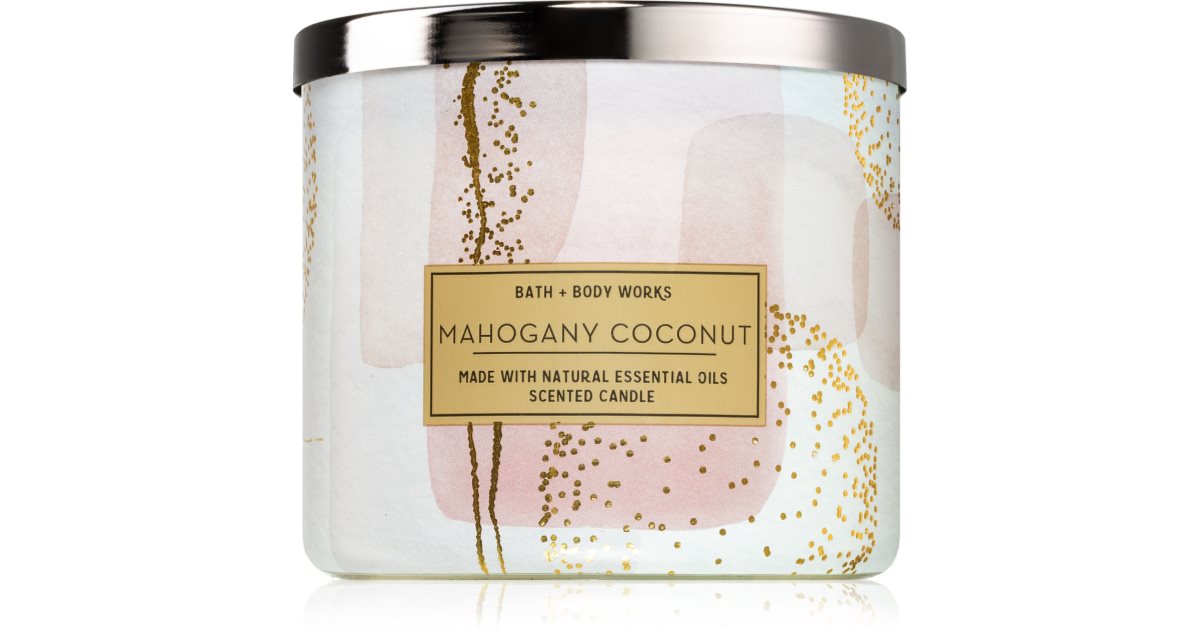 Bath & Body Works Mahogany Coconut scented candle II. notino.ie
