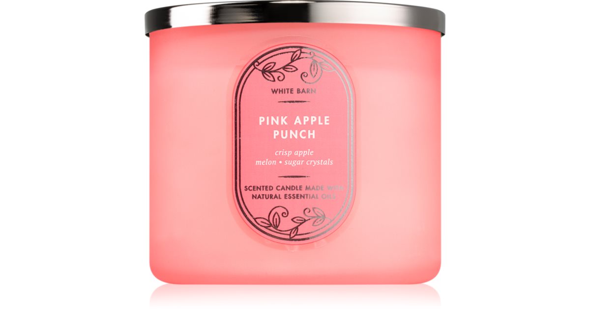 Bath & Body Works Pink Apple Punch scented candle notino.co.uk