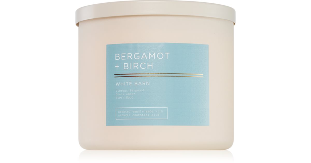 Bath & Body Works Bergamot + Birch Scented Candle | Notino.co.uk