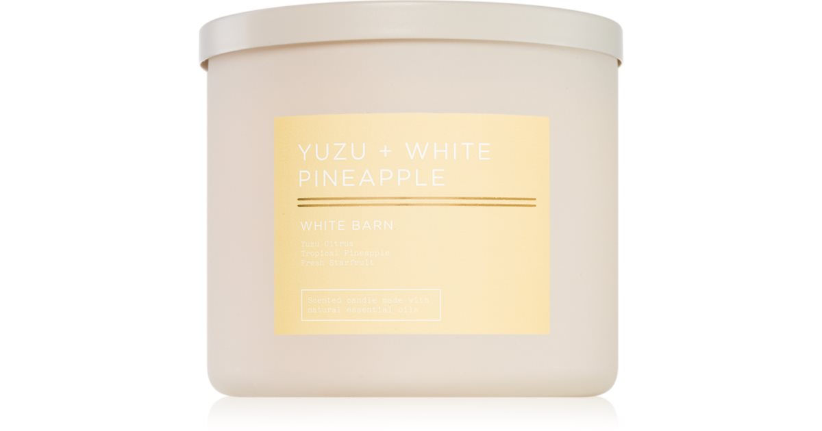 Bath & Body Works Yuzu + White Pineapple scented candle notino.co.uk