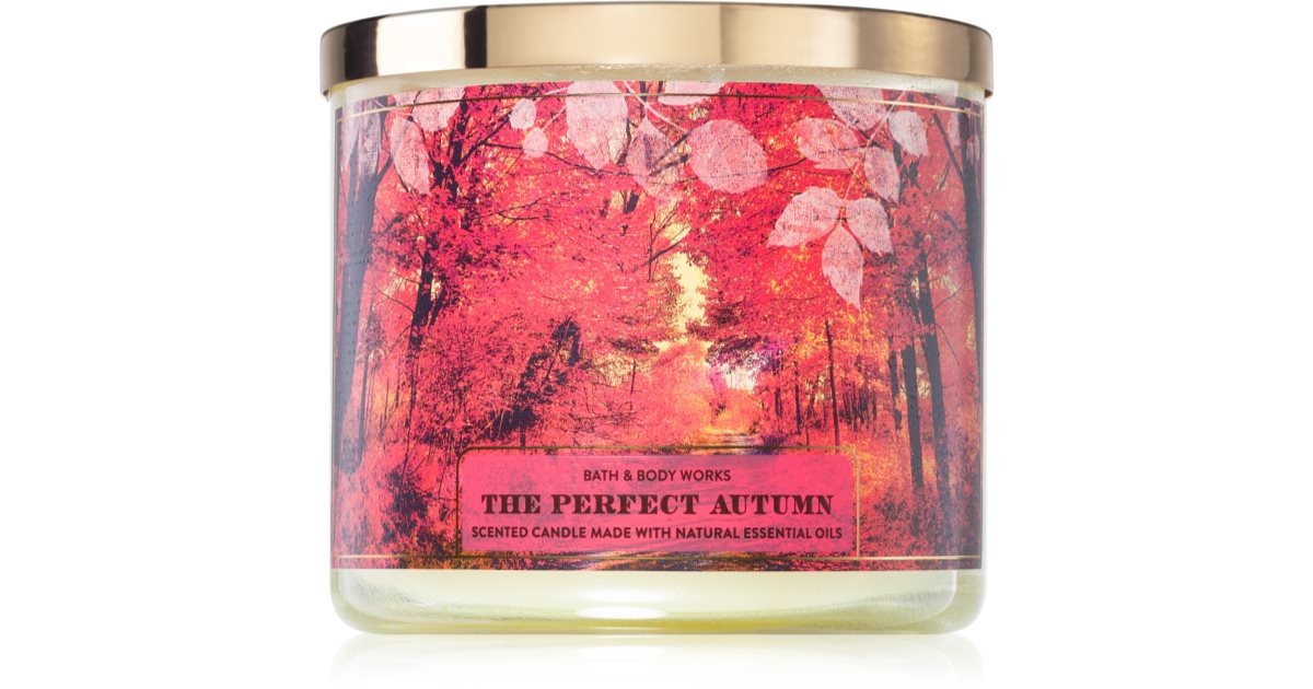 Bath & Body Works The Perfect Autumn scented candle notino.co.uk