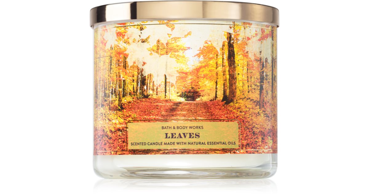 Bath & Body Works Leaves scented candle VI. notino.co.uk