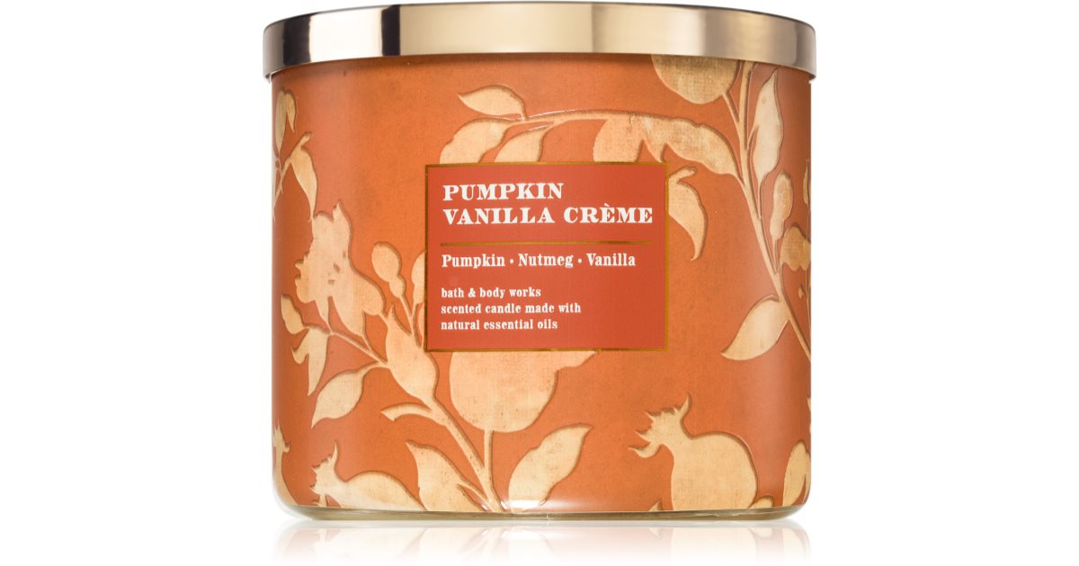 Bath & Body Works Pumpkin Vanilla Crème scented candle I. notino.co.uk