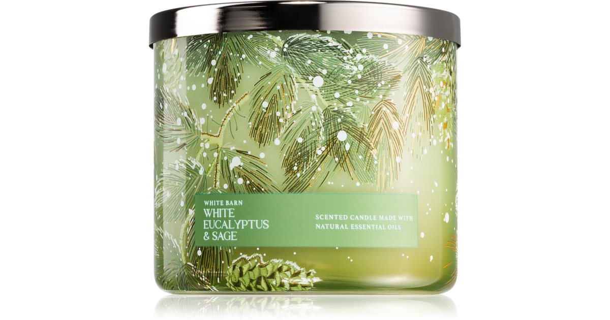Bath & Body Works White Eucalyptus & Sage Duftkerze