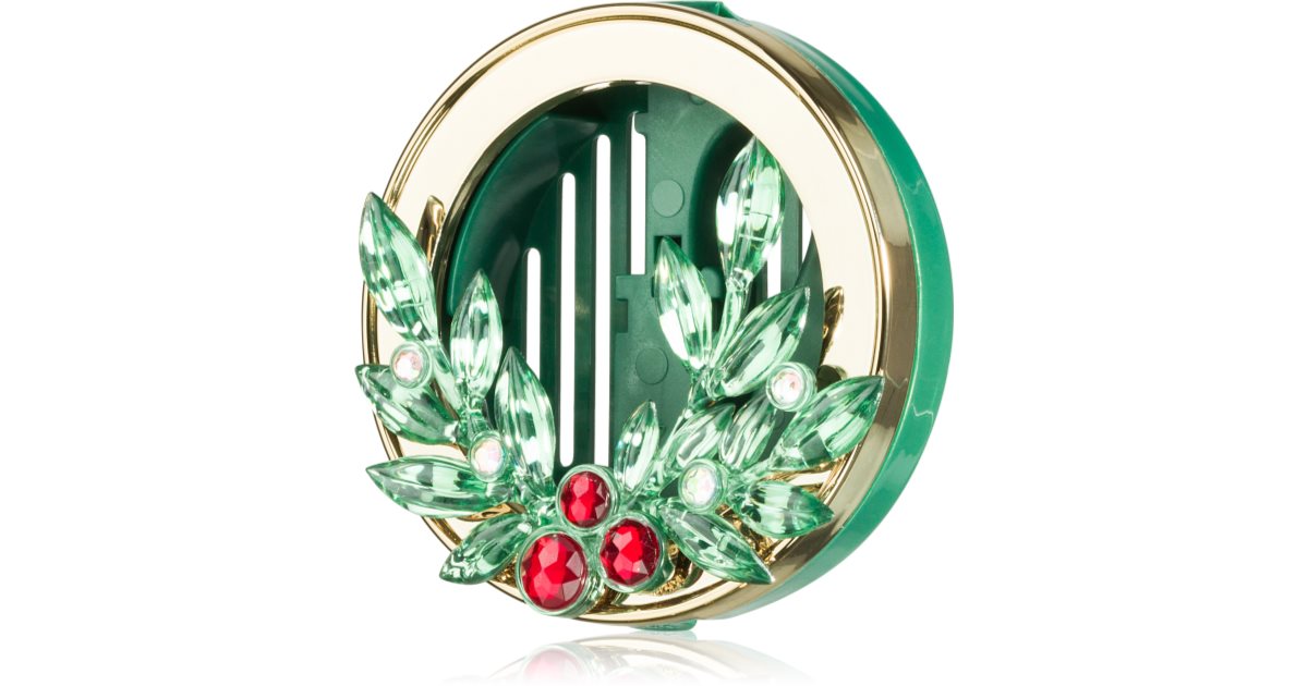 Bath Body Works Holiday Laurel autolõhnastaja hoidik ilma täidiseta Bath Body Works Holiday Laurel autolõhnastaja hoidik ilma täidiseta