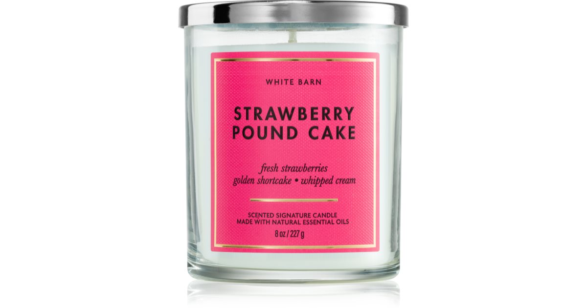 Bath & Body Works Strawberry Pound Cake scented candle | notino.co.uk
