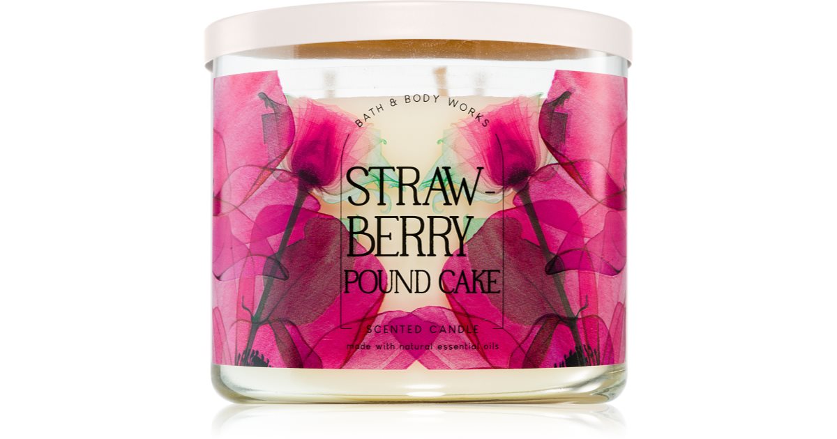 Bath good and Body Works Strawberry Pound Cake