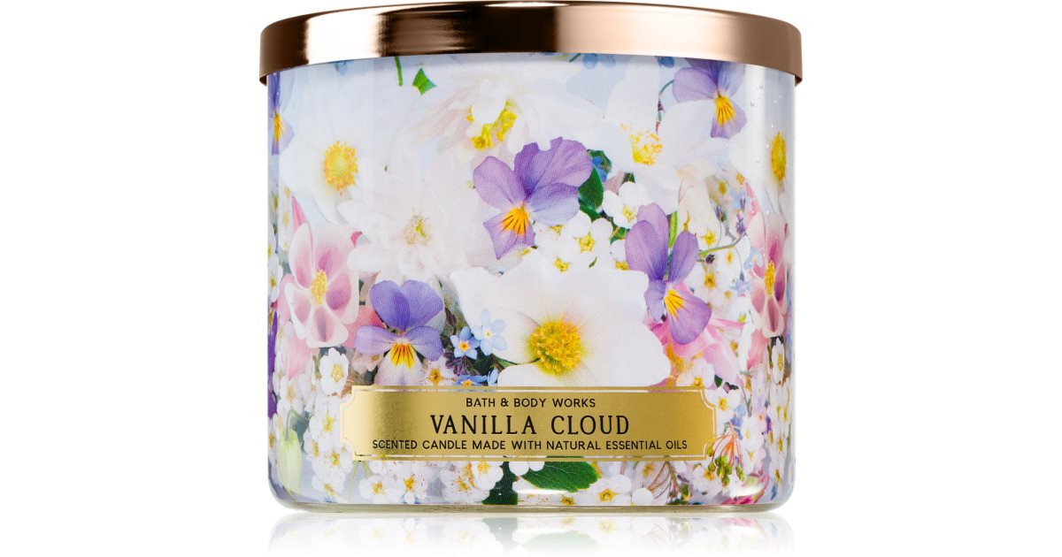 Bath & Body Works Vanilla Clouds kvapioji žvakė notino.lt