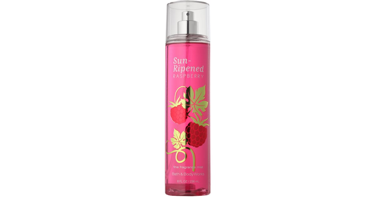 Bath & Body Works Sun Ripened Raspberry spray corporal para mulheres ...