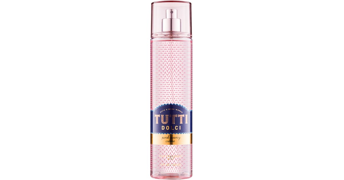 Bath & Body Works Tutti Dolci Pink Peony Créme Body Spray For Women 236 ...