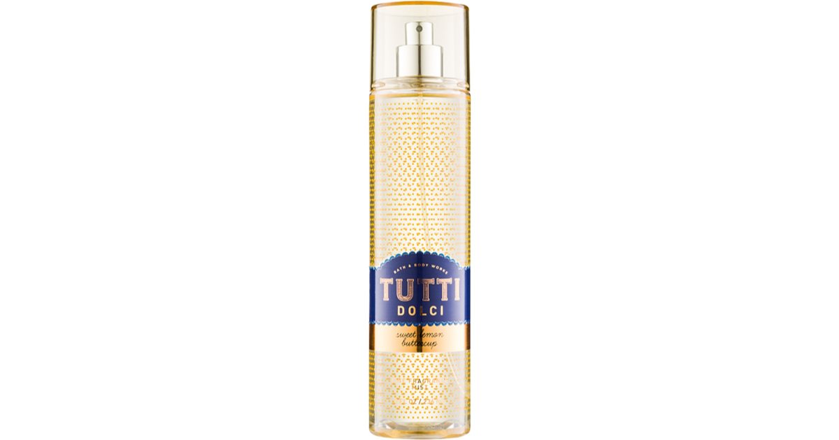 Bath & Body Works Tutti Dolci Sweet Lemon Buttercup Body Spray for ...